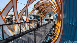 Begini Wujud Jembatan Ketupat yang Bakal Diresmikan Anies