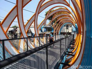 Begini Wujud Jembatan Ketupat yang Bakal Diresmikan Anies