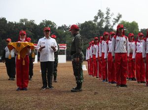 Tinjau Diklat Paskibraka, Menpora Pastikan Latihan Lancar