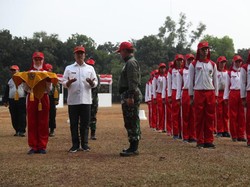 Tinjau Diklat Paskibraka, Menpora Pastikan Latihan Lancar