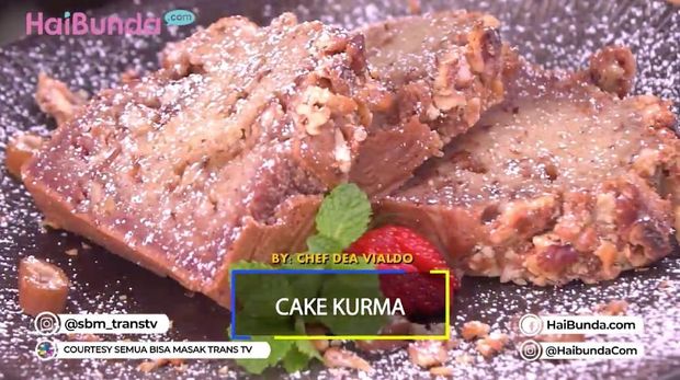 Resep Cake Kurma, Teksturnya Lembut dan Mudah Dibuat