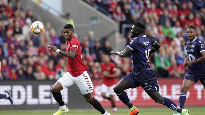 JUDI ONLINE Manchester United cuma menang 1-0 atas Kristiansund (NTB Scanpix/Fredrik Hagen via REUTERS)