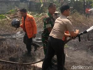 Lahan Kosong di Permukiman Padat Pekanbaru Dibakar, Warga Panik Lahan Kosong di Permukiman Padat Pekanbaru Dibakar, Warga Panik