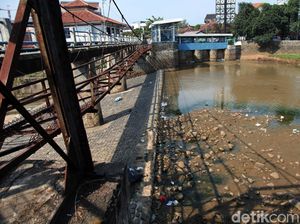 Kekeringan, Begini Kondisi Bendungan Cisadane Kekeringan, Begini Kondisi Bendungan Cisadane