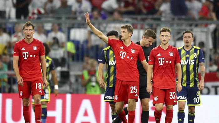 Bayern Munich melaju ke final Audi Cup usai melibas Fenerbahce 6-1 (AP Photo/Matthias Schrader)