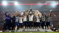 Tottenham Hotspur tampil sebagai juara Audi Cup 2019 usai menundukkan Bayern Munich. The Lilywhites memenangkan pertandingan lewat adu penalti usai bermain imbang 2-2. Istimewa/Christian Kaspar-Bartke/Getty Images for AUDI.