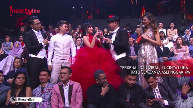 Lucinta Luna dan Abbas di HUT Insert ke-16