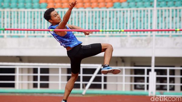 Aksi I Made Gede Antara Raih Emas di Kejurnas Atletik 2019