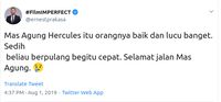 Ungkapan duka Ernest Prakasa