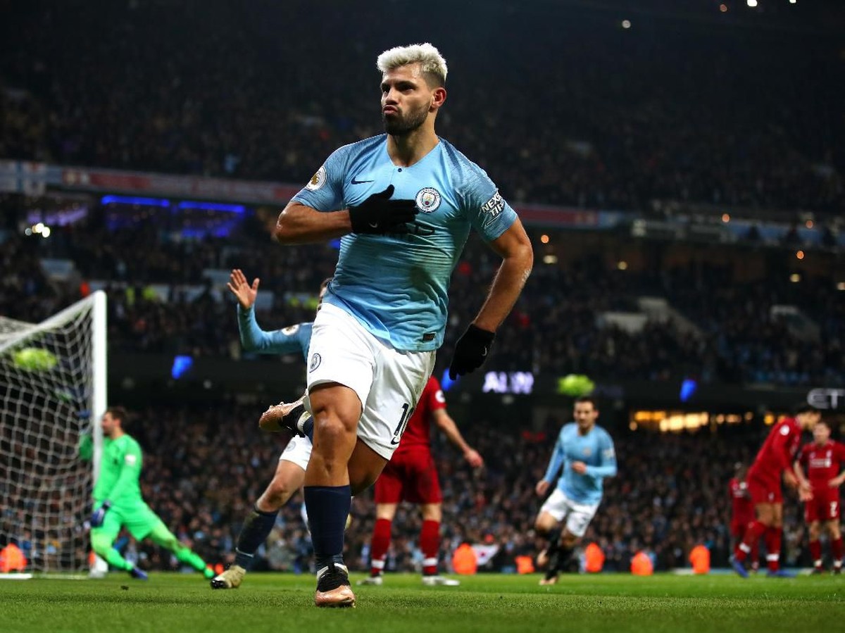 Sergio Aguero berpeluang menciptakan torehan di Community Shield. (Foto: Clive Brunskill / Getty Images)