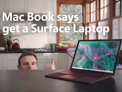 Kocak! Mac Book Lebih Suka Pakai Microsoft Surface Laptop 2