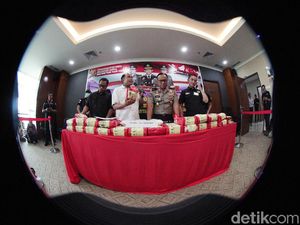 Sabu 43 Kg Disita Polisi dari Jaringan Internasional