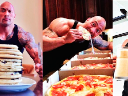 Ternyata Dwayne Johnson Punya Kebiasaan Makan Banyak di Malam hari