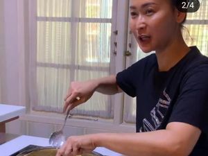 Seharian di Rumah, Inul Bikin Rujak, Asinan, Cumi Hitam hingga Udang Petai