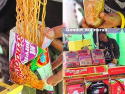 Jajanan Khas SD, Mie Instan dalam Bungkus Seharga Rp 5.000 Saja!