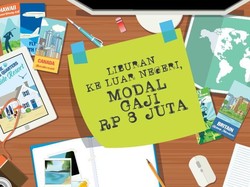 Infografis Liburan ke Luar Negeri Untuk Gaji Rp 8 Juta