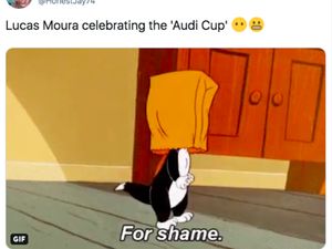 Bangga Spurs Dapat Piala Audi, Lucas Moura di-Bully