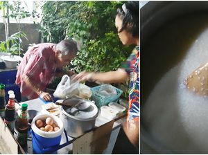 Buburnya Tak Laku, Kakek Penjual Bubur Ini Jadi Viral