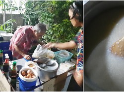 Buburnya Tak Laku, Kakek Penjual Bubur Ini Jadi Viral