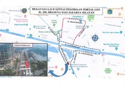 Ada Proyek LRT, Lalin di Jalan HR Rasuna Said Jaksel Direkayasa 10 Bulan