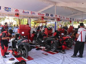 Catat, Ada Servis Motor Gratis Bagi Warga Belitung di Tanjung Pendam