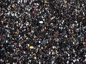 Lawan Peringatan China, Demonstran Hong Kong Kembali Gelar Unjuk Rasa