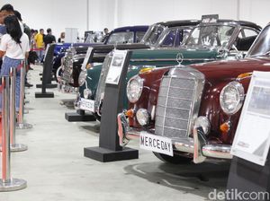 Puluhan Mobil Antik Mercy yang Menarik Mata