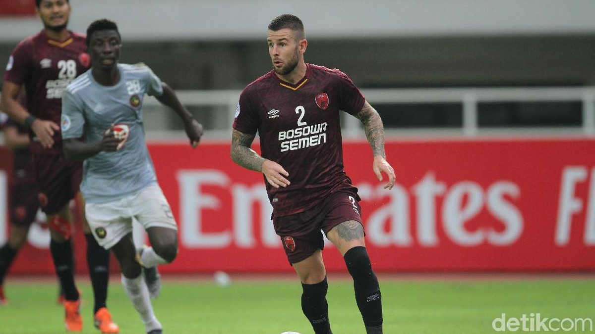 Aaron Evans dilepas PSM Makassar. (Rifkianto Nugroho/detikSport)