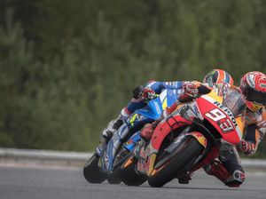 MotoGP Republik Ceko: Marquez Tolak Tudingan Rins
