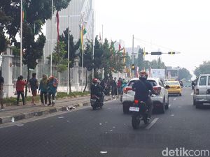 Diselimuti Kabut Asap, CFD di Pekanbaru Sepi Diselimuti Kabut Asap, CFD di Pekanbaru Sepi