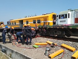 KA Barang Anjlok di Grobogan, Evakuasi Sudah Rampung Sore Ini