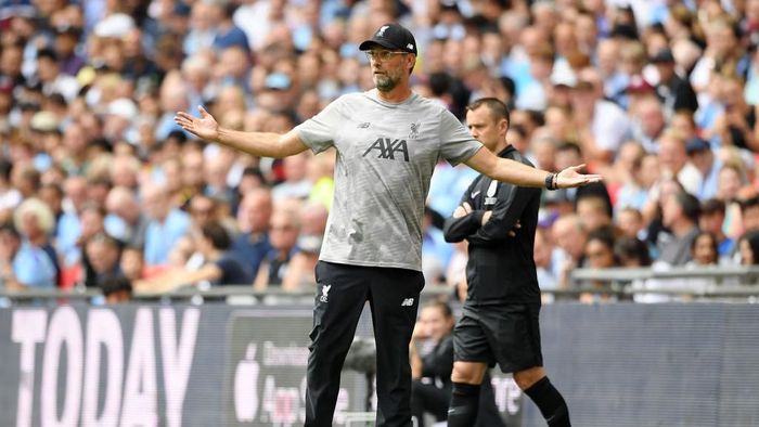 Juergen Klopp mengaku Liverpool tak beruntung gagal raih Community Shield (Foto: Michael Regan/Getty Images)