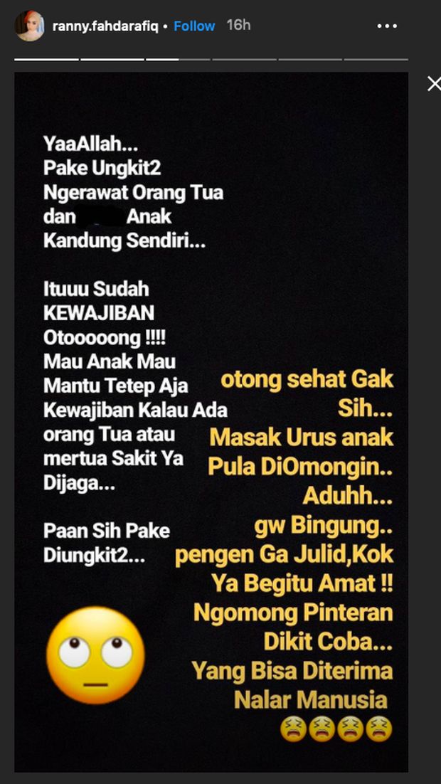 Respons Jengkel Kakak Fairuz Galih Ginanjar Ungkit Pernah Rawat Mertua