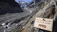 Foto Miris Pegunungan Alpen yang Tidak Lagi Bersalju