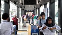 Sudah Normal, Begini Suasana di Halte TransJ Pemuda Rawamangun