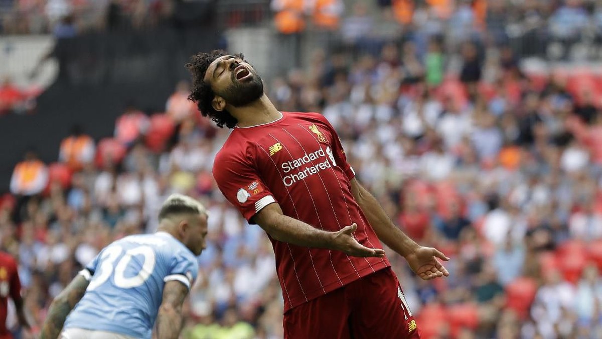 Punya 10 attempts tapi Mohamed Salah tak bisa bikin gol di Community Shield (AP Photo/Kirsty Wigglesworth)