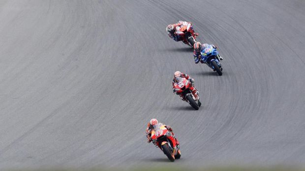 Marc Marquez tampil dominan di MotoGP 2019.