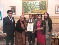 Sukses Gelar Festival Indonesia di Moskow, Dubes RI untuk Rusia Raih MURI