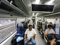 Perjalanan KA Bandara Soekarno-Hatta Telah Normal Kembali