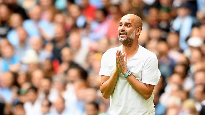 Dihubungkan dengan Bayern Munich, Pep Guardiola menegaskan ingin menghormati kontraknya di Manchester City. Foto: Michael Regan/Getty Images Dihubungkan dengan Bayern Munich, Pep Guardiola menegaskan ingin menghormati kontraknya di Manchester City. Foto: Michael Regan/Getty Images