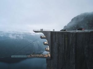 Mau Dibuat Kolam Kaca Setinggi 604 M di Tebing Ujung Dunia Mau Dibuat Kolam Kaca Setinggi 604 M di Tebing Ujung Dunia