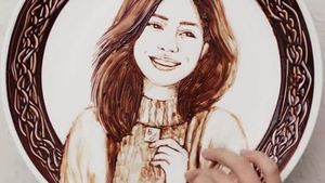 Kreatif! 10 Lukisan dari Cokelat Ini dibuat Hanya dengan Satu Jari
