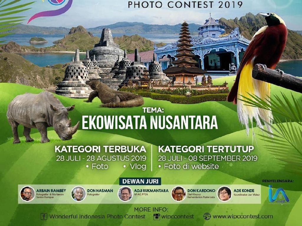 Kemenpar dan Alumni ITB Gelar Lomba Foto Video Ekowisata Kemenpar dan Alumni ITB Gelar Lomba Foto Video Ekowisata