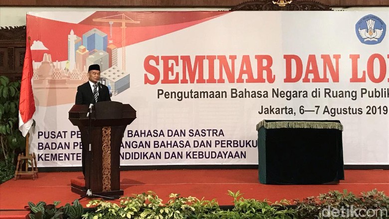 Mendikbud Minta Bahasa Indonesia Tertib Dipakai di Ruang Publik