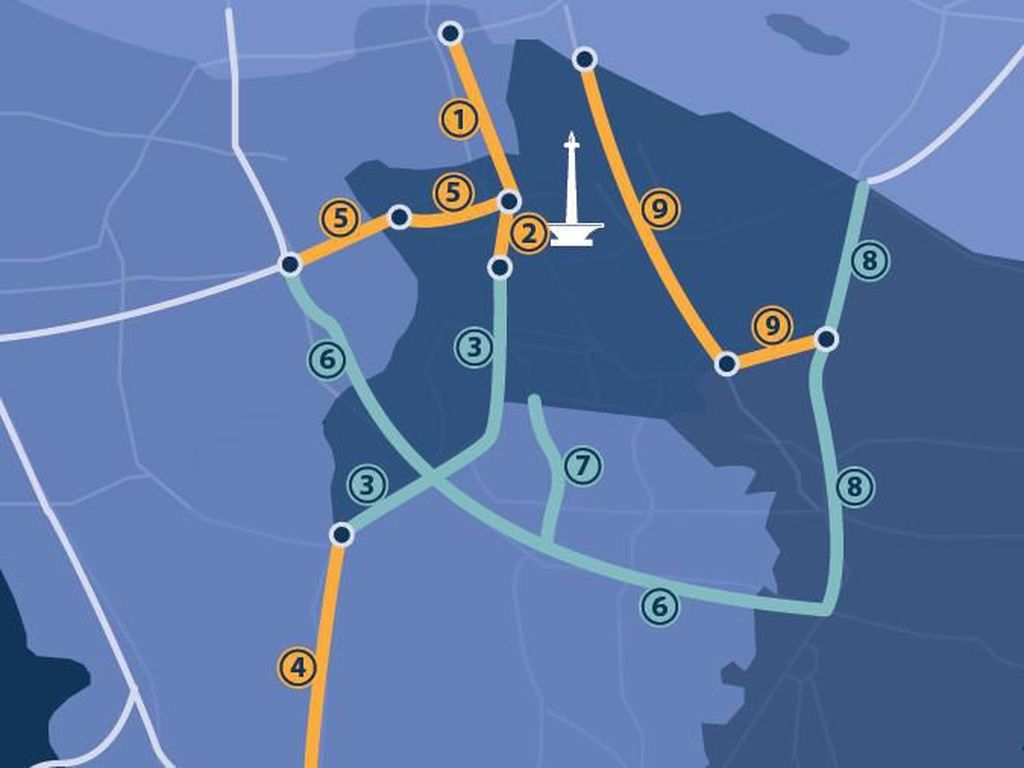 16 Rute Baru Ganjil Genap Jakarta 16 Rute Baru Ganjil Genap Jakarta