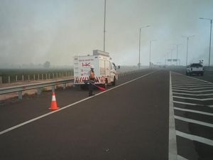 Karhutla di Ogan Ilir, Aktivitas Tol Palindra Masih Normal