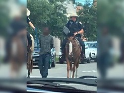 Giring Tahanan dengan Kuda dan Tali, Polisi AS Dikecam