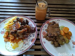 Puas Makan Steak Porsi Jumbo Saus BBQ di Prabu Steak
