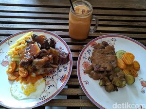 Puas Makan Steak Porsi Jumbo Saus BBQ di Prabu Steak Puas Makan Steak Porsi Jumbo Saus BBQ di Prabu Steak