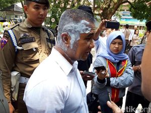 Penertiban Warkop Depan RS Elisabeth Medan, Kasatpol PP Disiram Air Panas